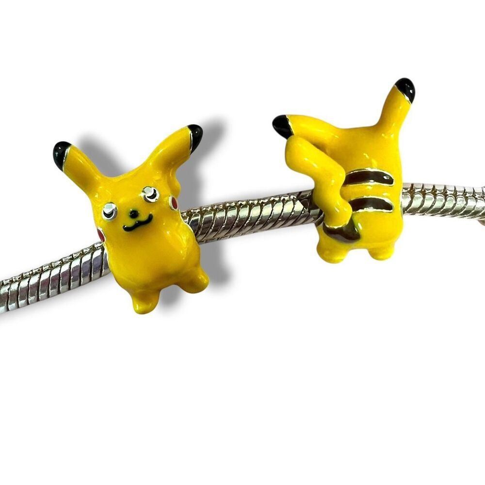 Pikachu S925 Sterling Silver Pandora Moments Compatible Charm